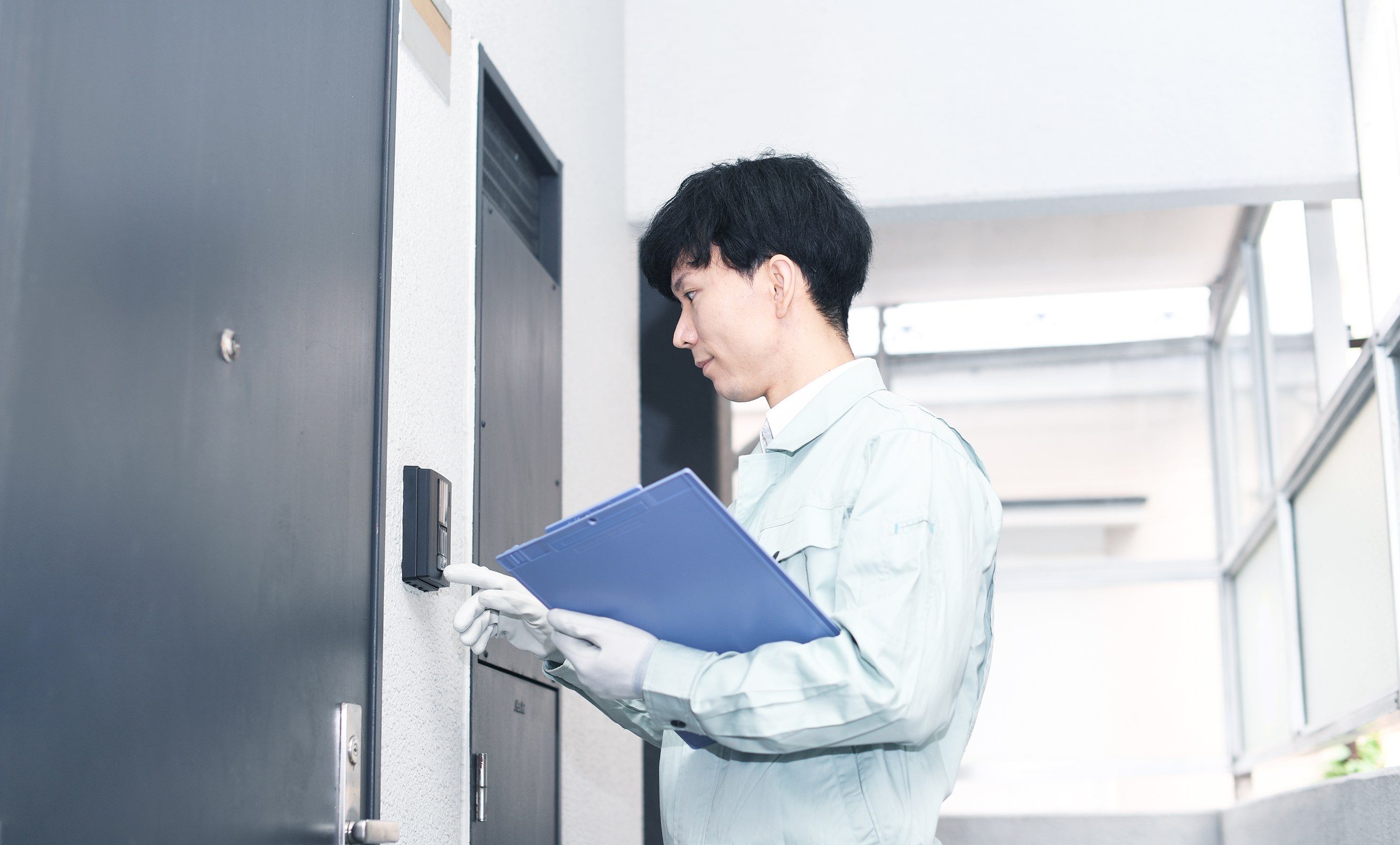 近隣の方々へ挨拶